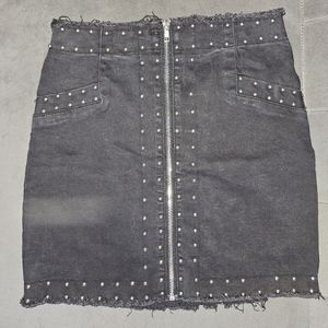 Forever 21 Studded Skirt Super Stretchy Size Small #a20